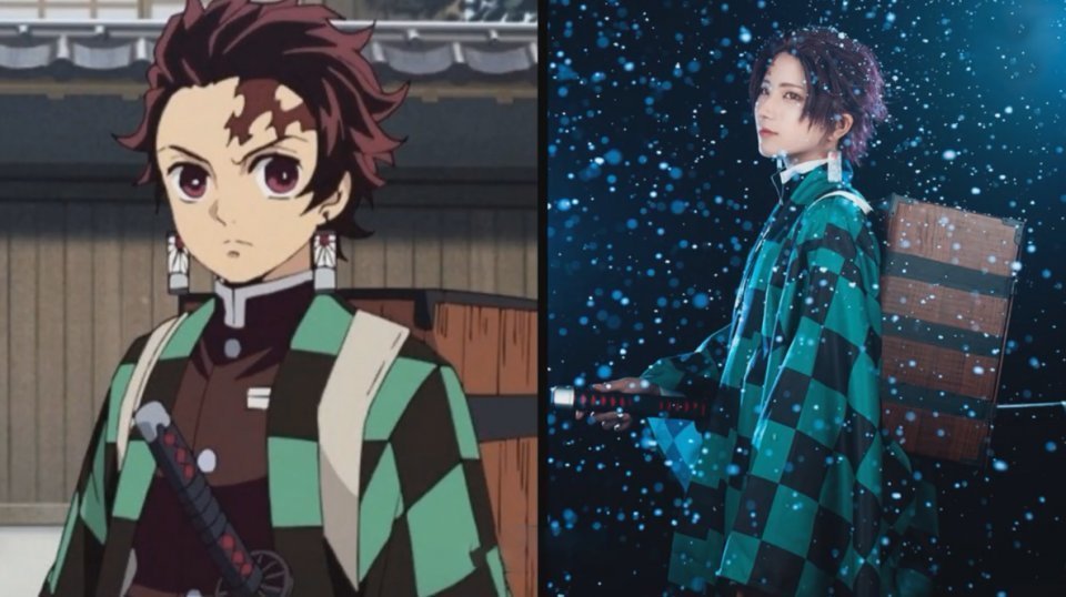 炭治郎|鬼灭之刃COS:祢豆子惹人怜爱,伊之助肌肉感十足,漫迷们裂开了