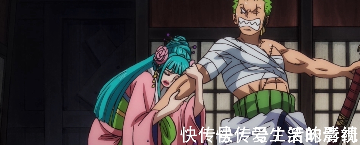 狂死郎|海贼王:日和不愧是和之国花魁,撒娇三连投怀送抱,闹得索隆自闭