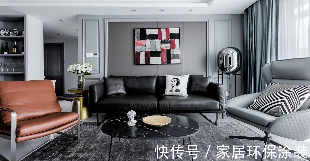 王琪琪|136平混搭四居室,只要掌握方法,现代和复古也可以搭配在一起