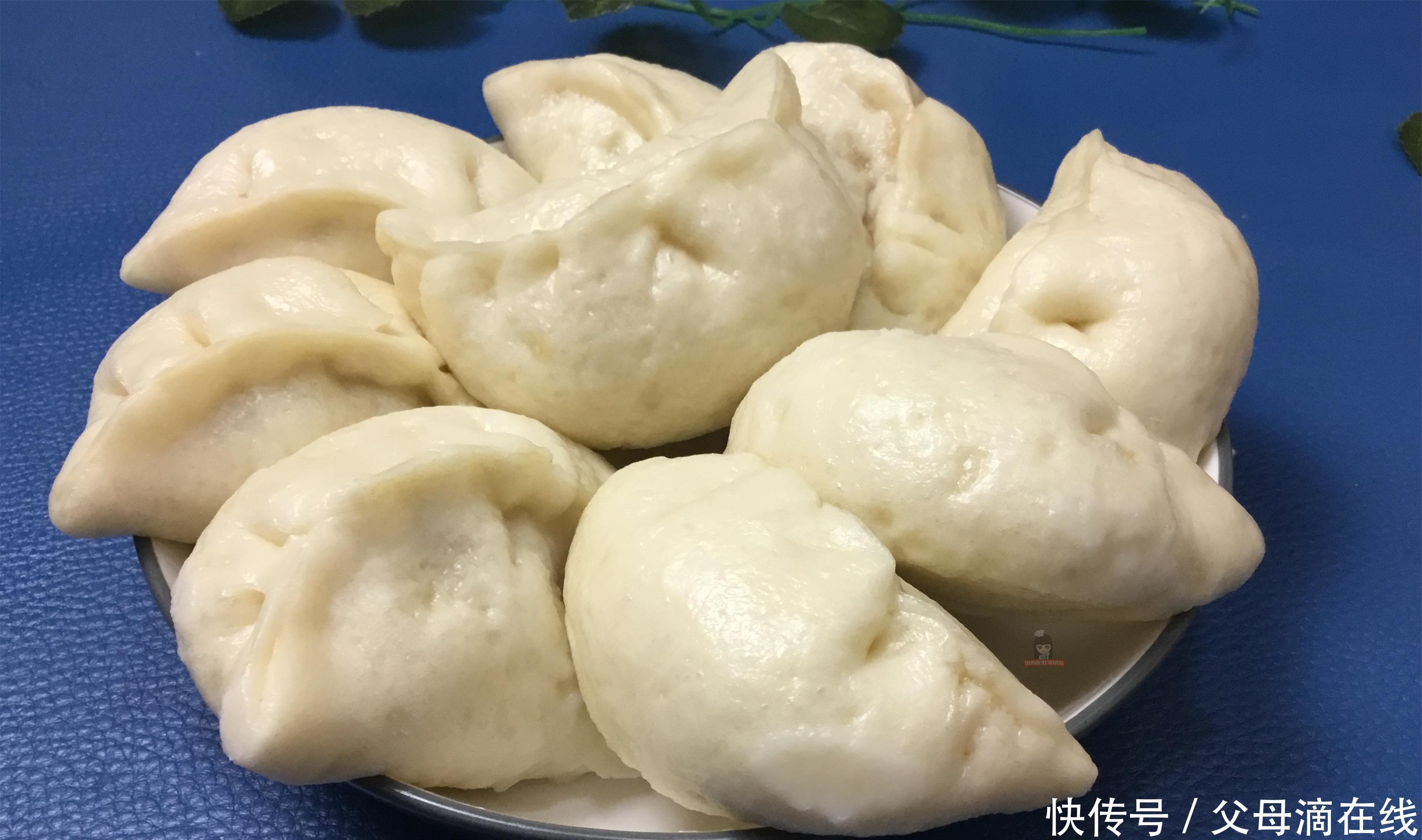 蒸饺|萝卜馅大蒸饺,难点和技巧详解,皮薄馅香又多汁,越吃越香