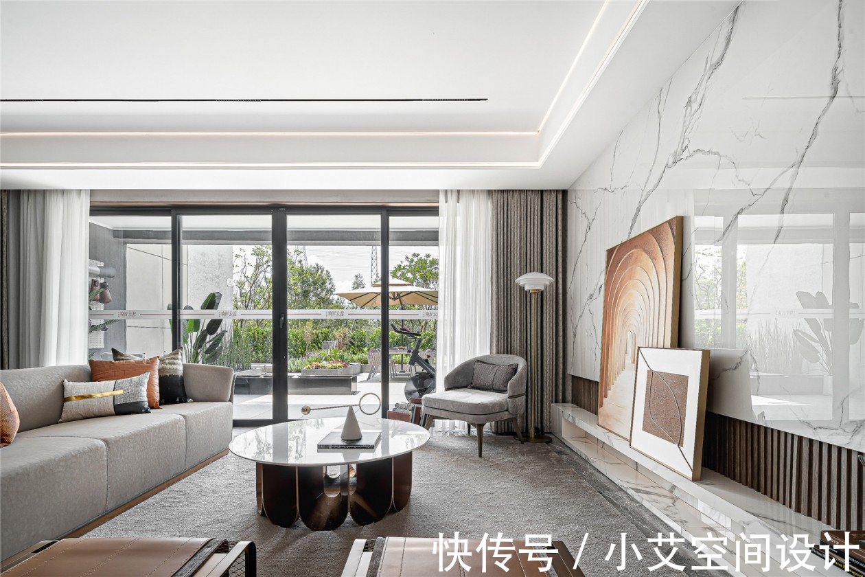 叠墅|174㎡叠墅软装设计，打造现代空间的时尚奢华感！