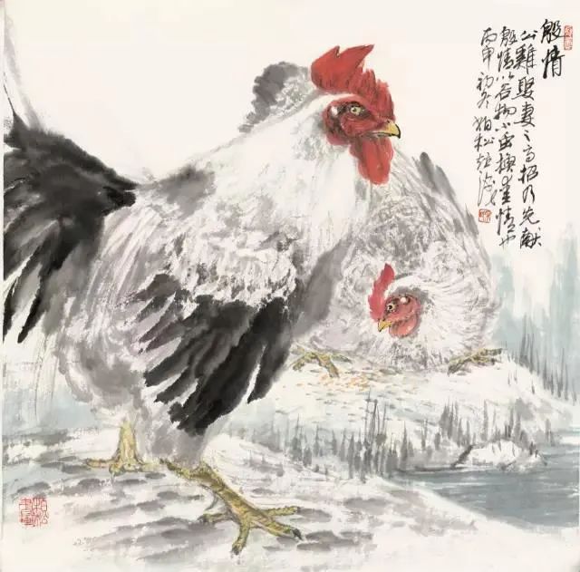 弃武从文！笔歌墨舞·喜庆元宵——壬寅2022年宋柏松国画作品鉴赏