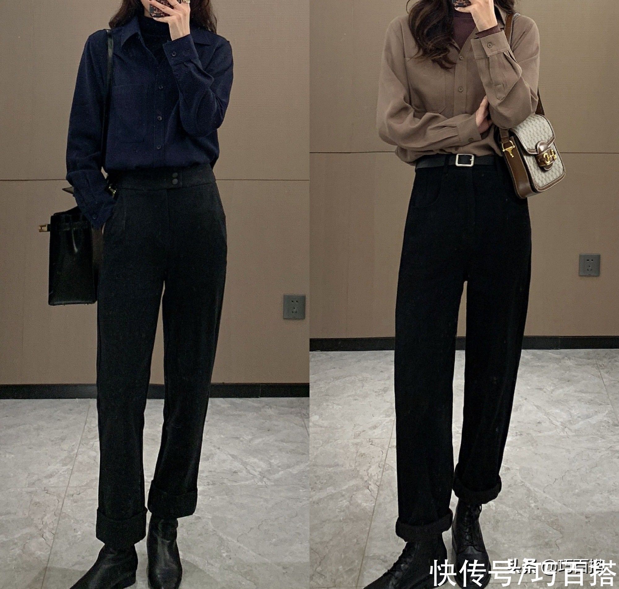 职场达人教你搭配，纯色系穿出个性时髦，精致大方的知性风