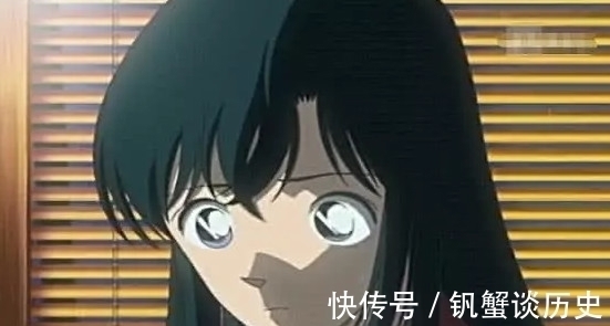 小兰头|柯南:为什么小兰头上有角?剧中这个没角的发型,把柯南都看呆了