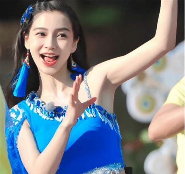 杨颖跑男生图曝光,腰围差距肉眼可见,网友到底是当了妈