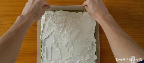 一起来做抹茶蛋糕卷吧,漂亮毛巾面,一卷就成功