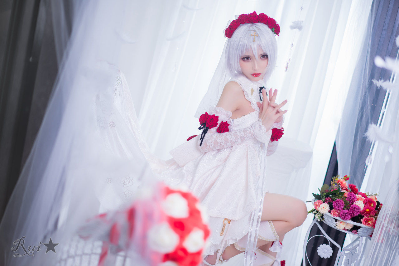 德丽莎|《崩坏三》德丽莎月下初拥cosplay