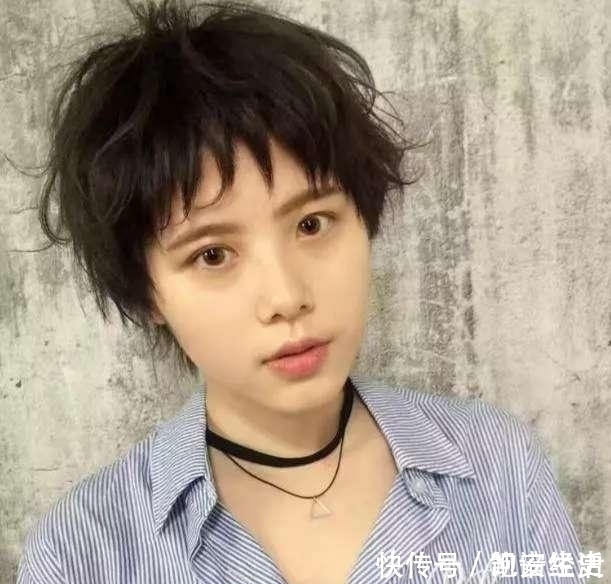 姑娘|圆脸姑娘,刘海这样剪才让你的发型更漂亮!