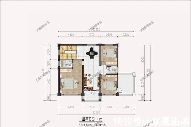 卫生间|145平带独立厨房,新农村新中式三层自建房带车库这样设计