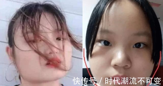 脸型 发量少还“脸大”的女生适合啥发型六款五五分短发,显瘦显发量!