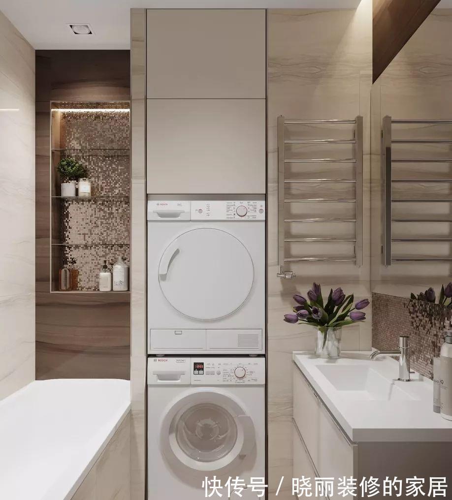 卫生间|5㎡的卫生间怎么放洗衣机?看完就知道了!