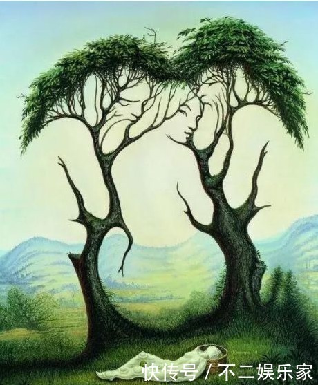 女性|超准老年痴呆测试:树上有一个女性背影,能一眼就看出的人太牛了