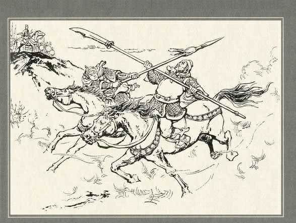 厮杀|在卧牛山下,关羽和赵云刀枪相见,阵前厮杀一场,结局会如何呢?