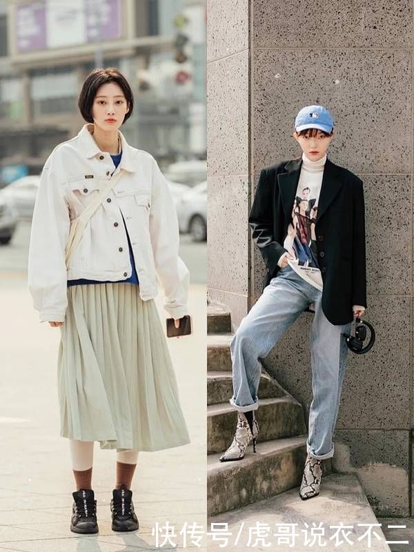 春天比风景更吸引人的是韩国小姐姐的穿搭，优雅时髦，太懂搭配了