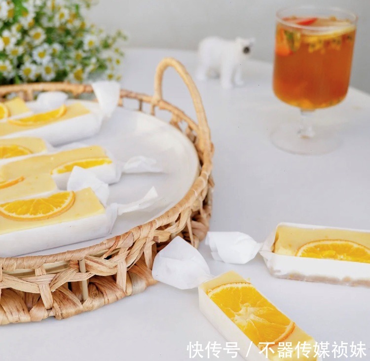 搅拌均匀|免打发零难度的香橙芝士条