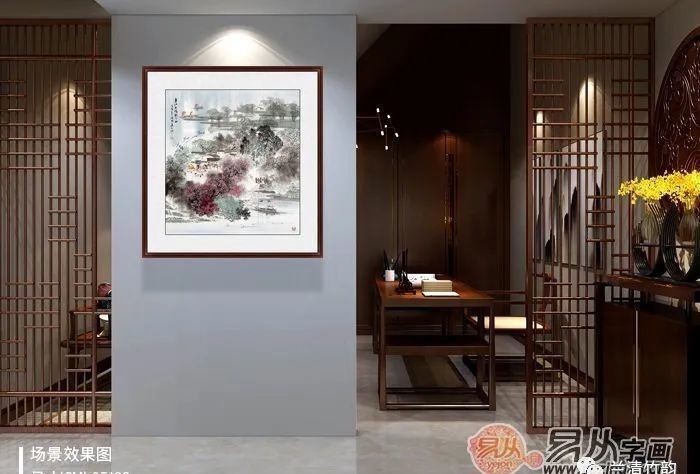 书房挂画:家居书房挂什么画好?国画山水画系列静雅悠然