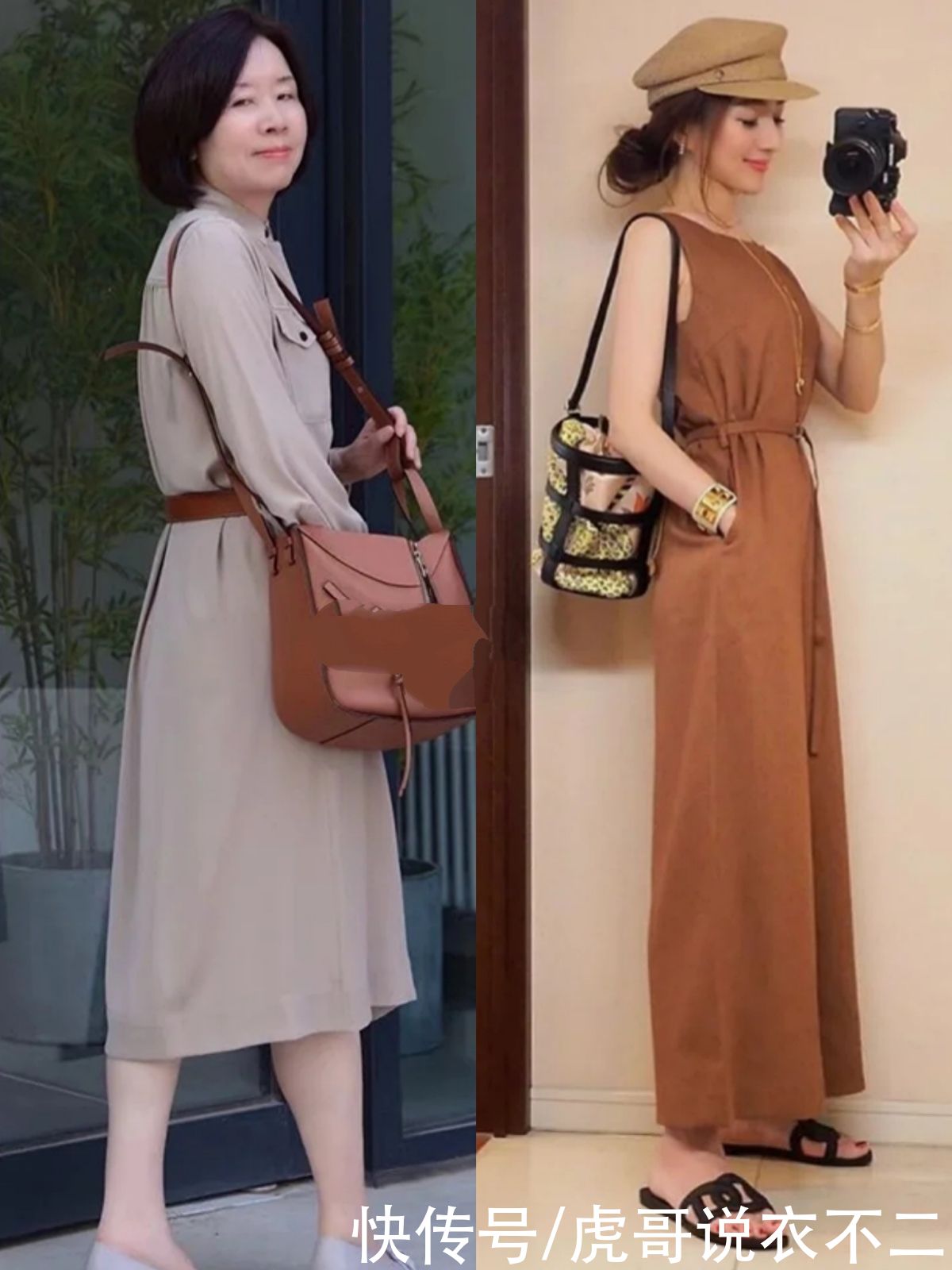 翻倍|50岁女人穿衣关键在配饰，懂得用“腰带”打造高腰线，惊艳感翻倍