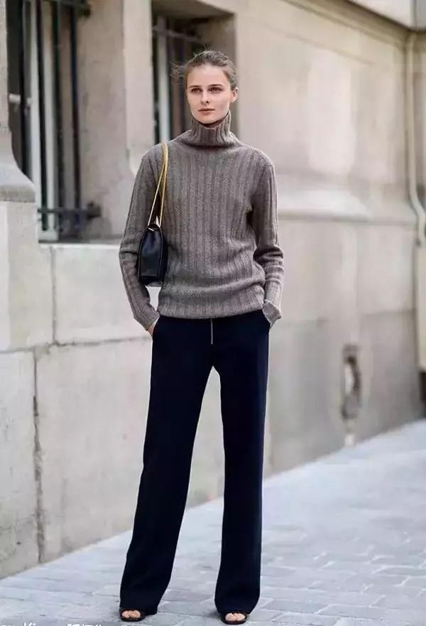 秋冬穿高领毛衣之后，男神说我比夏天美了一百倍！