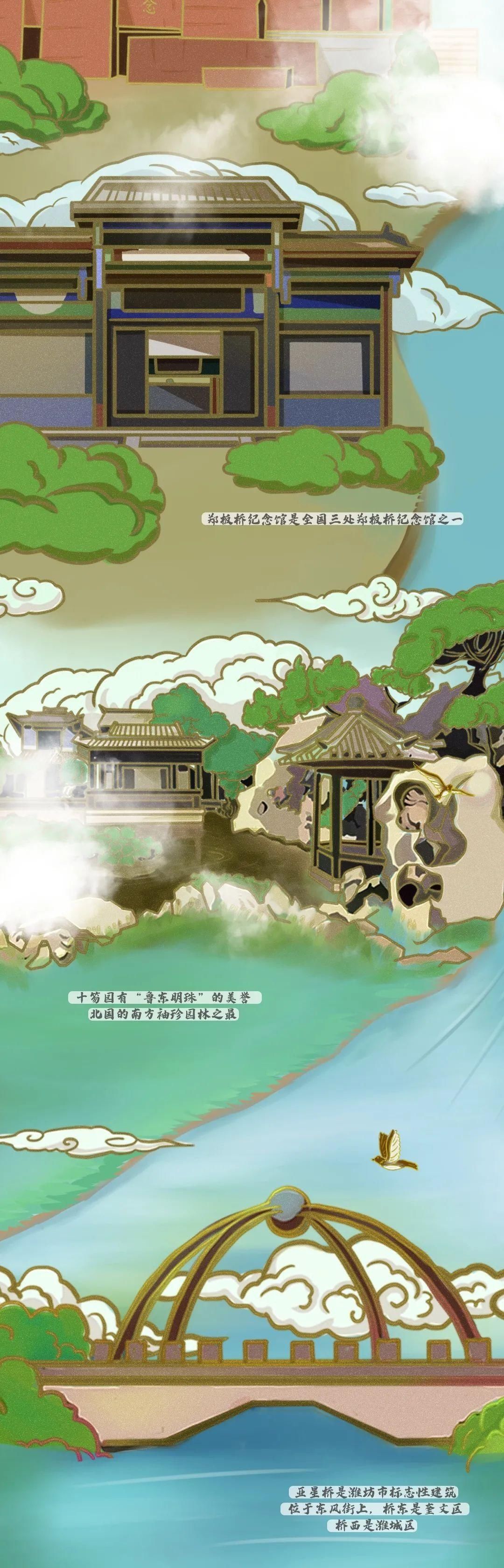  创意|创意手绘·壹｜这样的白浪河你可见过？