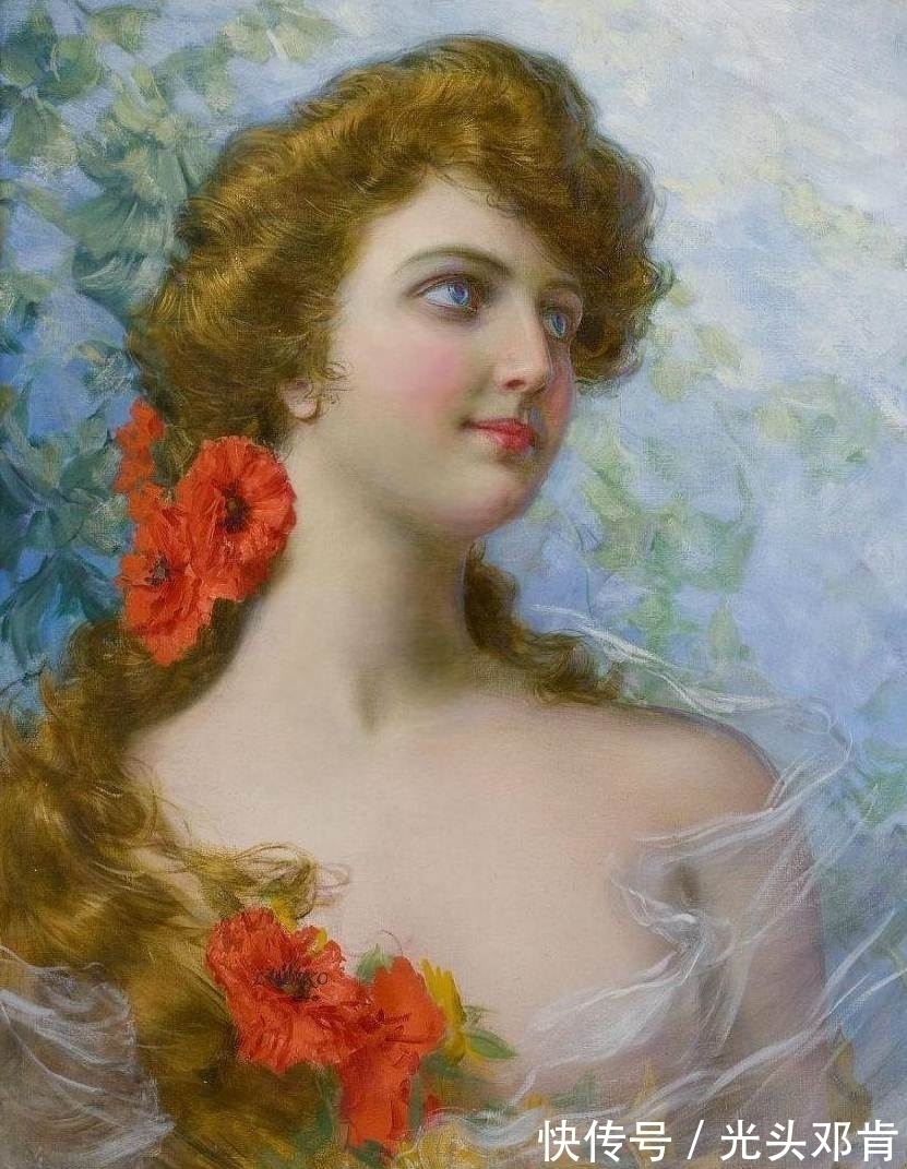 弗农&他最擅长画美女,埃米尔·弗农Emile Vernon油画美女作品鉴赏