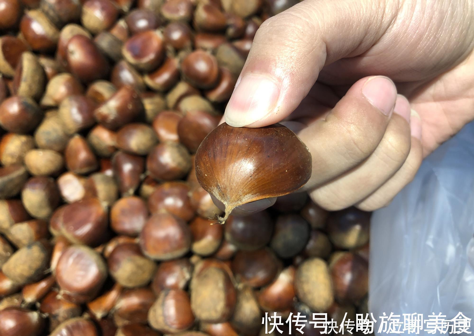 生板栗买回家,不用煮也不用炒,教你简单做法,好剥壳又好吃