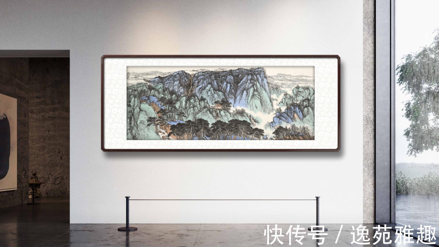 山水画作#「作品欣赏」雄伟大气，强悍不羁，画家侯贺明作品欣赏