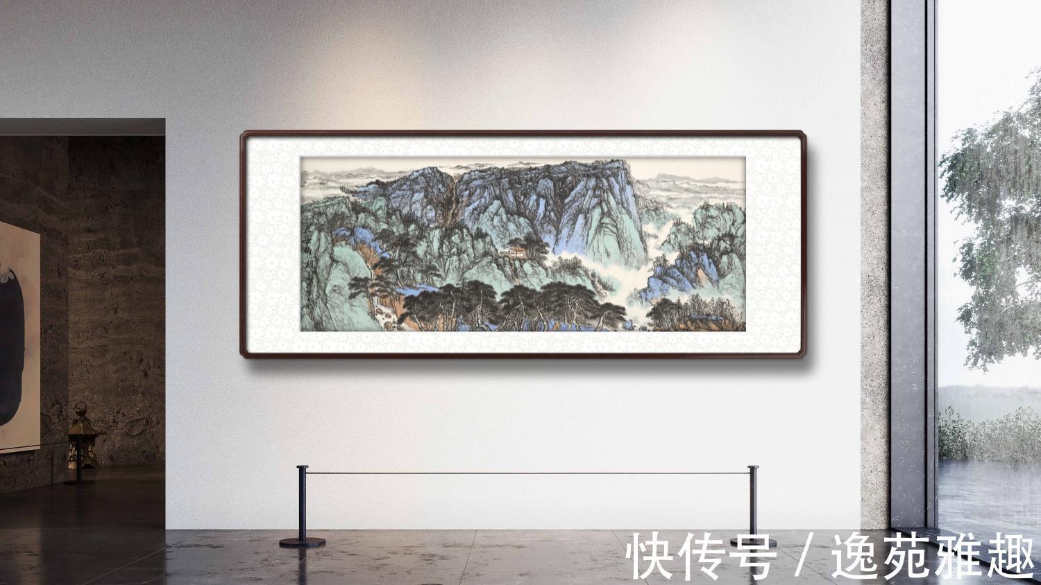 山水画作#「作品欣赏」雄伟大气,强悍不羁,画家侯贺明作品欣赏