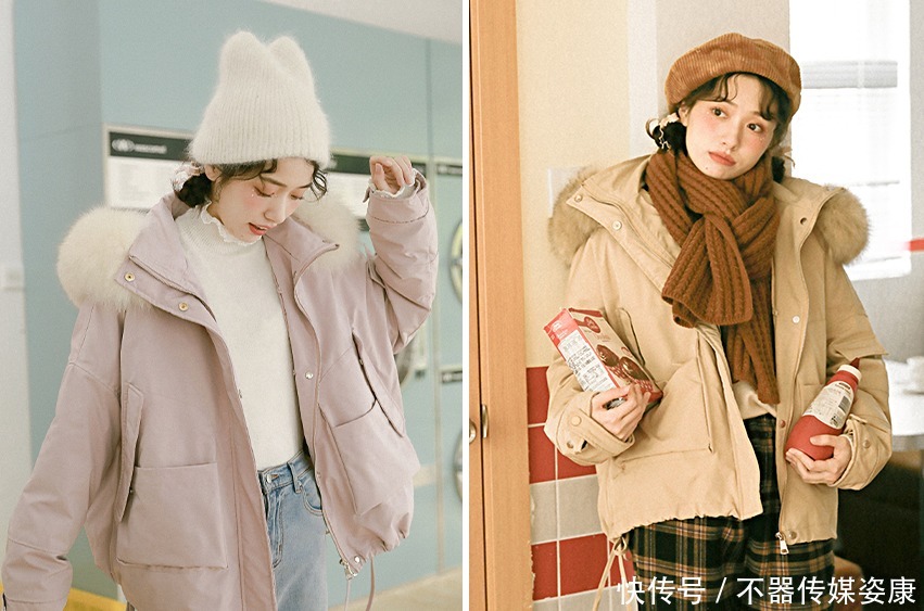 羽绒服|几套小个子女生的羽绒服穿搭,美爆一整冬!