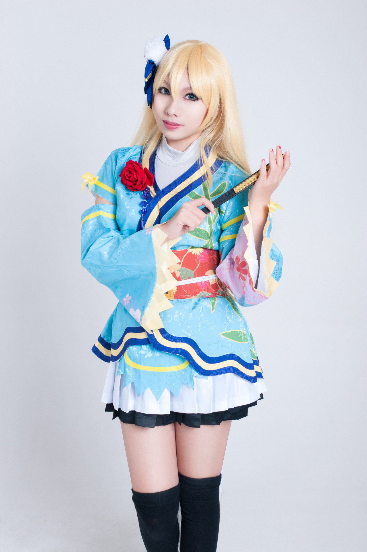 aa|love live绚濑绘里aa打歌服和服cosplay