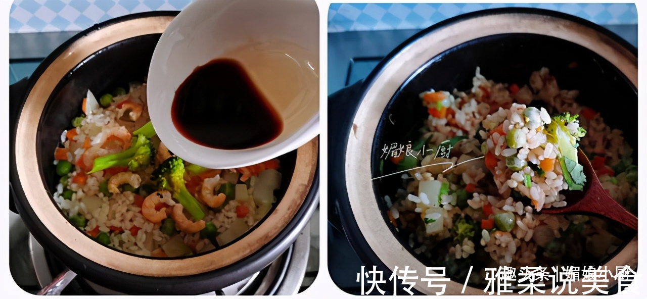 50岁阿姨的一人晚餐，简单一碗饭色香味营养俱全，网友说真会做