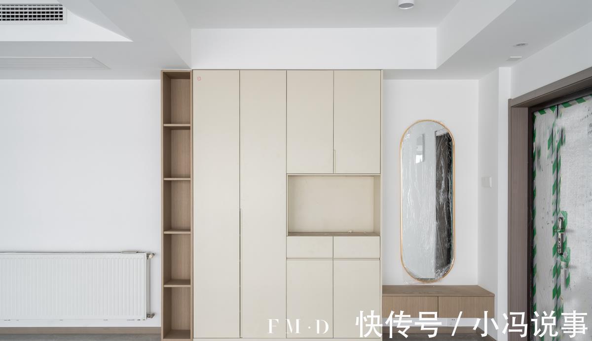 储物型|以后我会装玄关了,过道两边墙装柜子,“二字型布局”给足体面
