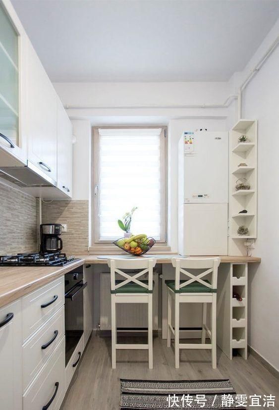 台面|厨房窗台与灶台连接，餐厨一体、功能叠加，回头我家也这样装