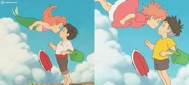 吓白|用宫崎骏的风格打开迪士尼,小煤球送水晶鞋,艾龙猫直接吓白了