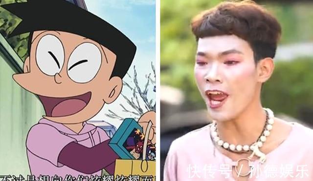 真人版|哆啦A梦真人版静香和大雄身份转换,看到小夫的样子心都碎了