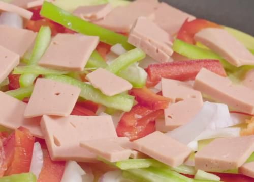 分享一款什锦鸡蛋披萨饼，简单好吃，营养美味，解馋的早餐美食