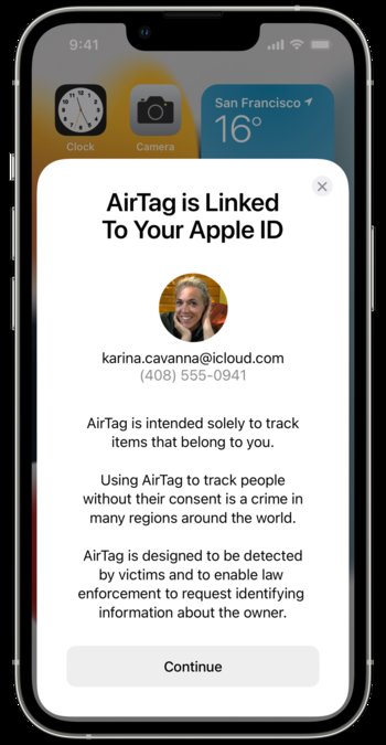 苹果公司|隐私安全！苹果调整AirTag提醒防止非法跟踪
