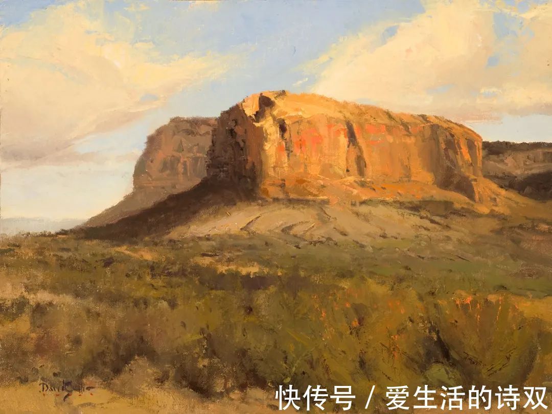 卢伯克$大卫·格里芬的风景油画高清图,放大看,更迷人