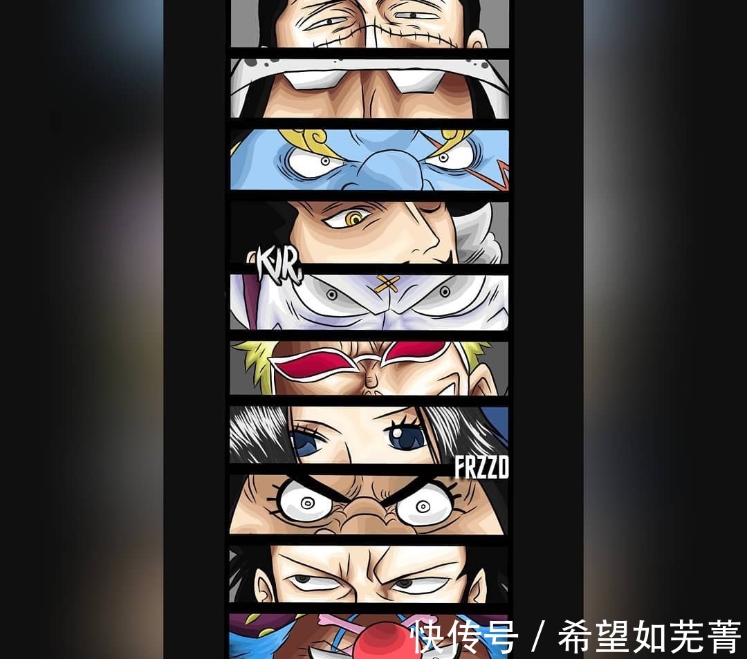 延晨|海贼王63个角色,光看眼神的话,你能猜出几个人
