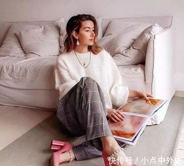 开春百搭又时髦的组合，怎么少得了毛衣+裤装！