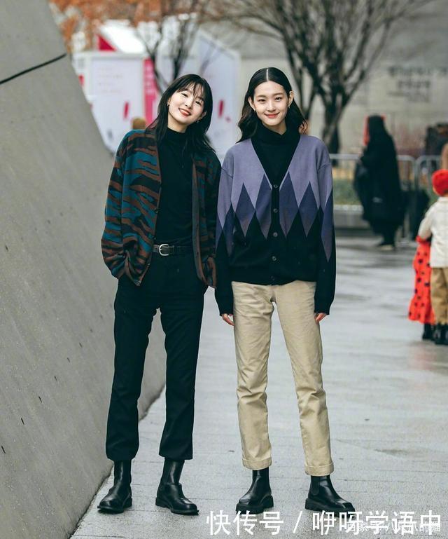 闺蜜穿搭,我只服韩国妹子!高调却不雷同,怎么看都好看