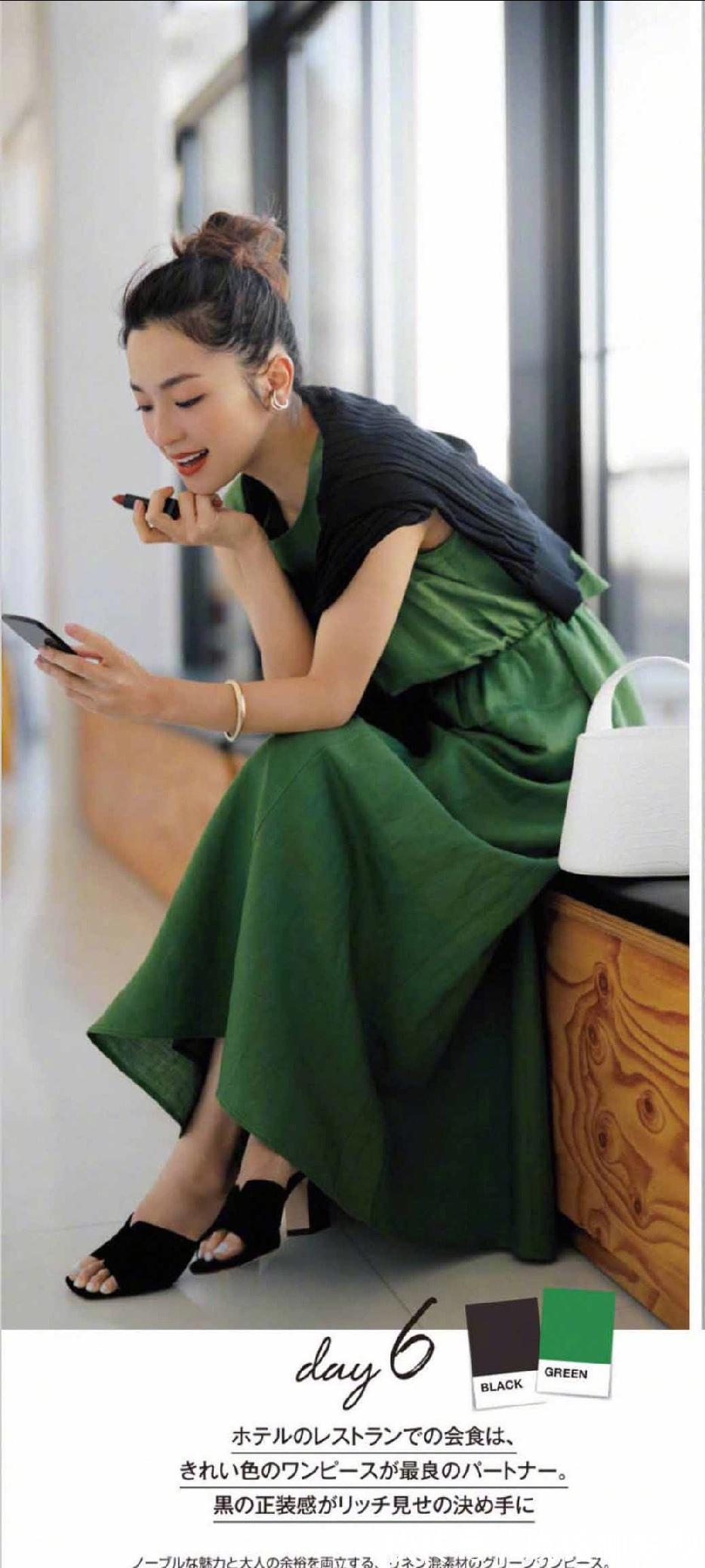 连衣裙|看完“日杂”博主的穿搭,才明白连衣裙有多美,时髦显瘦又高级