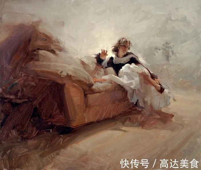 印象派@迷人的光影迷人的你,这样的油画太有感染力