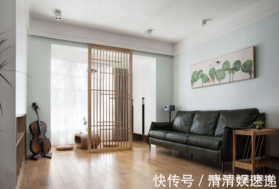 客餐厅|走进她家,犹如进入森林般舒适,全屋清新素雅,喜欢就照这样装!