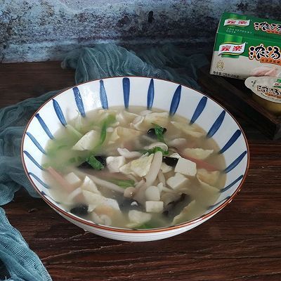 内脂豆腐|鲜掉眉毛的??菌菇豆腐羹