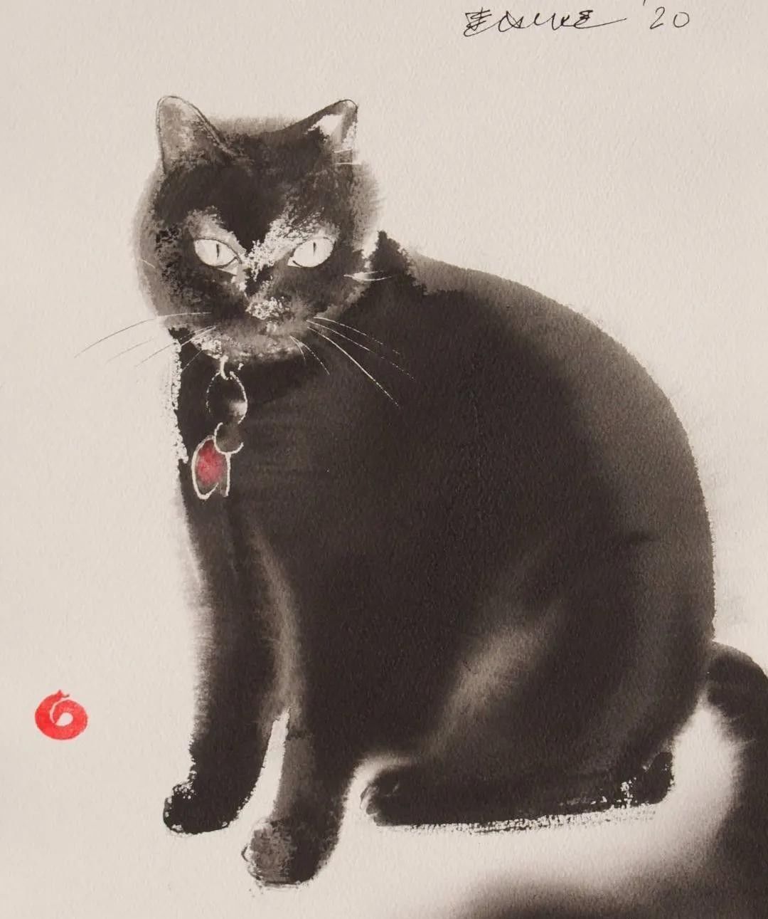 中国画&专画国画的老外,竟被10万人狂热追捧,看完作品立马佩服不已