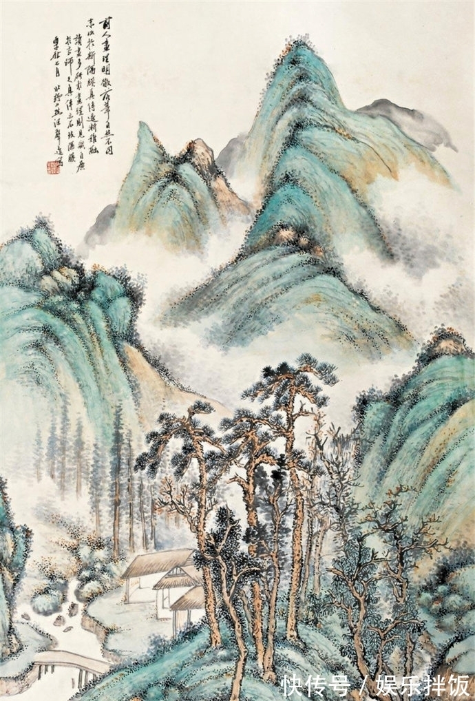 画派|多种风格并存，还能浑然一体，汪声远山水画欣赏