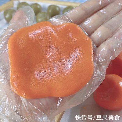 柿子|今年必须做的好柿花生月饼