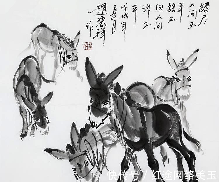 艺术品|赵忠祥师承黄胄,生前书画卖几十万,如今却没人要,水平到底如何