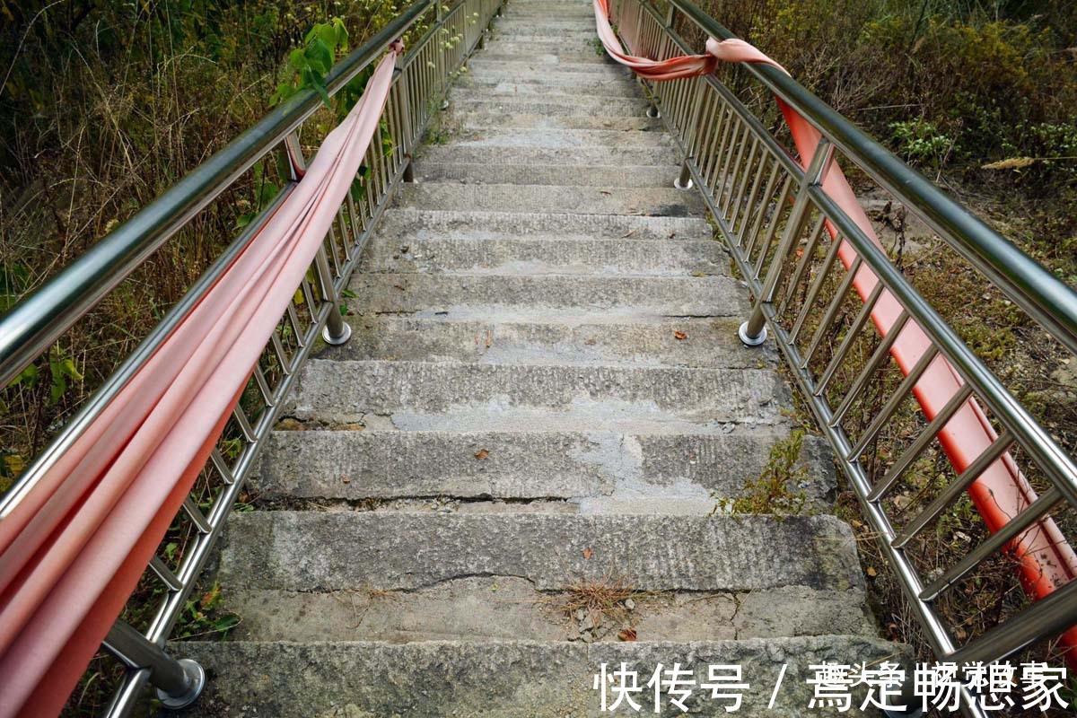 石阶|藏在深山里的神仙庙，悬崖陡坡“挂”千级石阶，看看啥样子