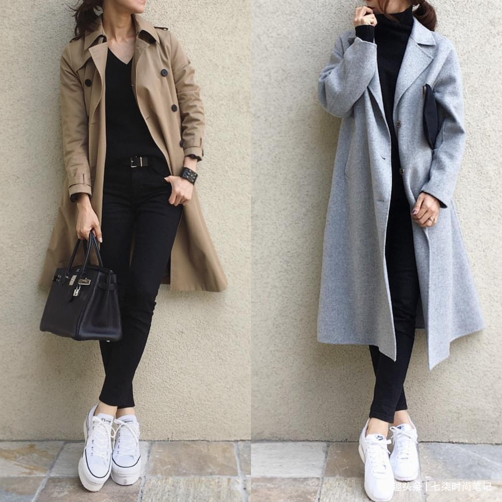 中年女人入秋怎么穿日本博主的穿搭示范,大气优雅值得借鉴